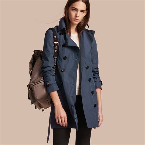 burberry mac womens navy|women's zara Burberry trench coat.